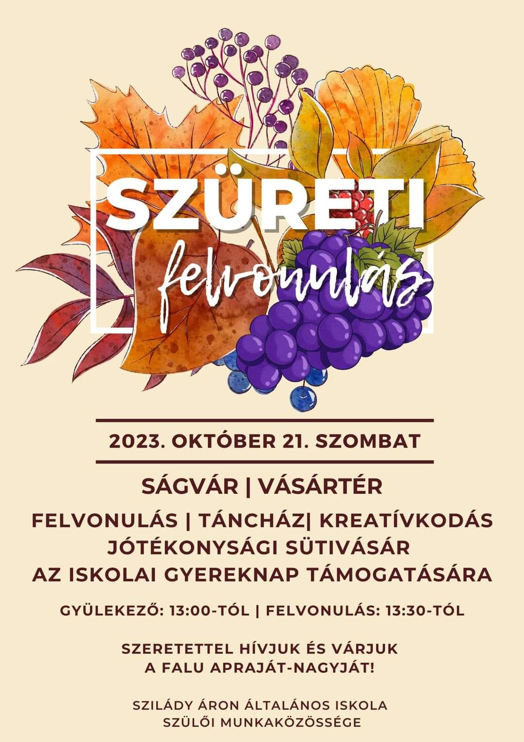 Plakát_Szüreti felvonulás